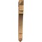 Ekena Millwork Merced Arts & Crafts Rough Sawn Bracket, Western Red Cedar, 4"W x 34"D x 40"H BKT04X34X40MRC03RWR - alternate 3